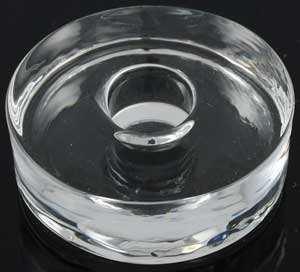 Glass Round Chime Candle Holder