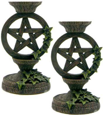 Pentagram taper holder set 5 1/2"