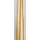 9" Gold taper candle