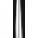 9" Silver taper candle