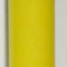9" Yellow pillar candle