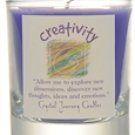 Creativity soy votive candle