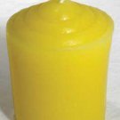 Yellow 15 hour votive candle
