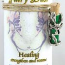 Healing Pillar Candle with Fairy Dust Necklace