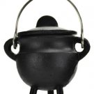 Plain cast iron cauldron w/ lid 2 3/4"