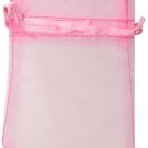 6" x 8" Pink organza pouch