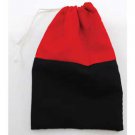 Reversing Red & Black Cotton Bag