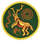 Paleo Shaman iron-on patch 3"
