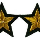 Star sew-on patch Green (set of 2) patch 2"