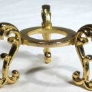 Gold Plated Flower crystal ball stand