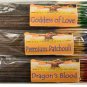Bulk Pack (90 - 95) Peaceful Dreams incense stick flower child (colored tips)