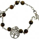 Tigers Eye anklet