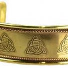 Triquetra Copper and Brass bracelet