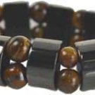 Magnetic Hematite bracelet w/ Beads