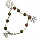 Unakite bracelet
