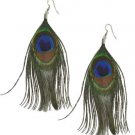 Peacock Feather earrings
