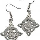 Witches Knot Pentagram earrings