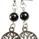Hematite Tree of Life earrings
