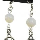 Opalite Triquetra earrings