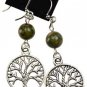 Unakite Tree of Life earrings