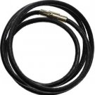 Thin 24" Black Leather necklace