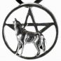 Howling Wolf Pentagram Neclace