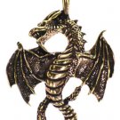 Bronze Celtic Dragon necklace