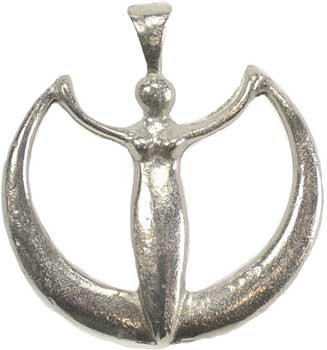 Cresent Moon Goddess necklace