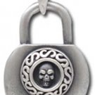 Pirate's Skull Lock necklace