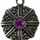 Compass pewter necklace