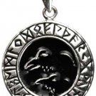 Runic Circle sterling necklace