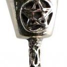 Chalice with Pentagram sterling silver necklace