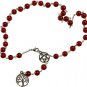 Carnelian Witch's Ladder necklace