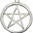 Pewter Pentagram pendant 1 1/2"