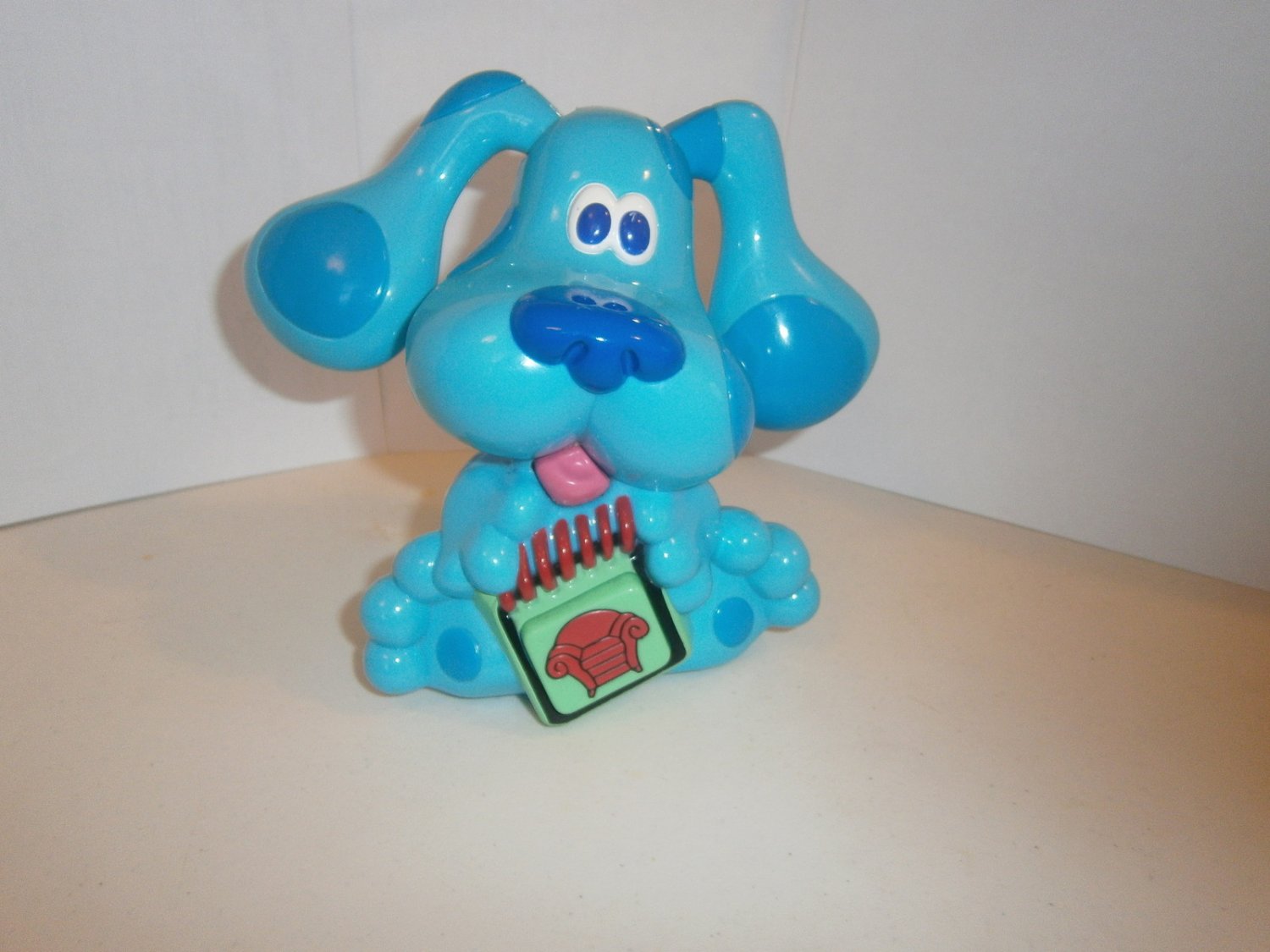 USED BLUE'S CLUES Blues Toy NOTEBOOK Singing Mattel 2000