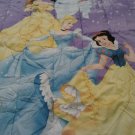 New DISNEY PRINCESSES TWIN Reversible Comforter Jasmine Cinderella Snow White