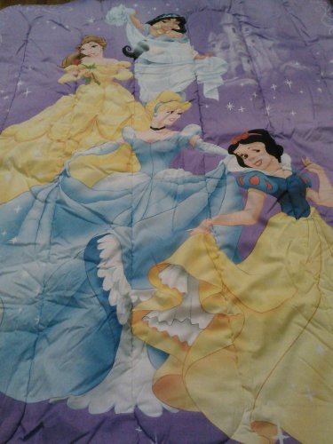 New DISNEY PRINCESSES TWIN Reversible Comforter Jasmine Cinderella Snow White