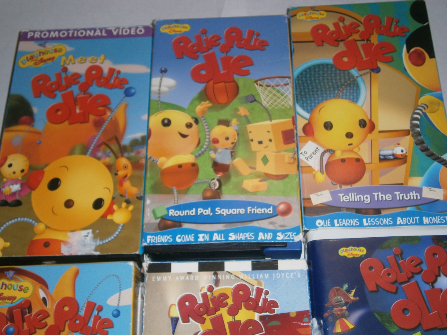 This lot includes the following Rolie Polie Olie videos or VHS tapes. 