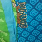 USED SCOOBY DOO TWIN FLAT FITTED SHEET Turquoise Dog Sheets