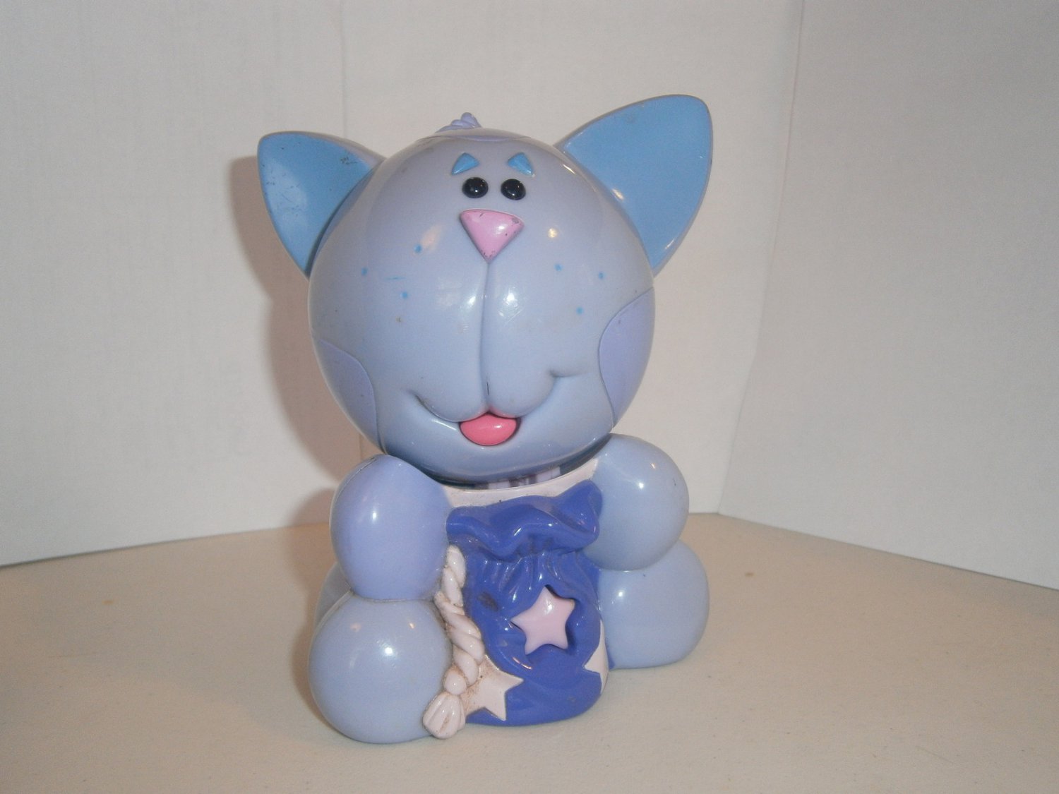 USED BLUE'S CLUES Blues PERIWINKLE Singing Cat Toy 2000 Mattel