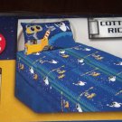 New Disney Wall-E Wall E TWIN SHEET Set Sheets Robot Blue