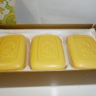 3 New AVON LEMON VELVET Perfumed SOAPS Soap Bars Fragrance Women