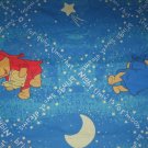 Used Disney WINNIE THE POOH TWIN FLAT SHEET Sheets Moon Sweet Dreams Nighttime