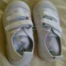 New GYMBOREE Sneakers SHOES Sz 7 Boys White Velcro