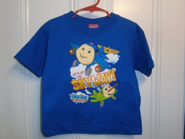 New JAYJAY The Jet Plane Jay Jay SHIRT Tops Size 3T Boy Blue Airplane