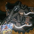 New SKECHERS SHOES Sneakers Boys Velcro Orange Damager Boys 10.5 M 10.5M 10 1/2