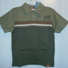 New GYMBOREE Safari Trek Polo Shirt Tops 5 Elephant Tree Olive