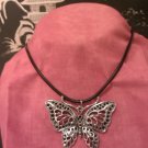 Antique Silver Butterfly pendant