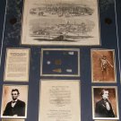 Framed Civil War Relics