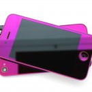 LCD iPhone 4 GSM Purple HALF Mirror Digitizer Full Set Assembly Tools AT&T